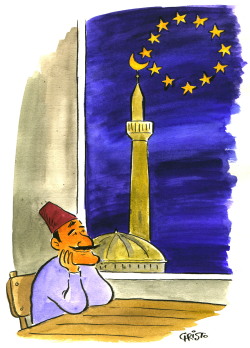 TURKEY DREAMS OF EUROPE by Christo Komarnitski