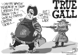 SHOOTING WITH CHENEY by Pat Bagley