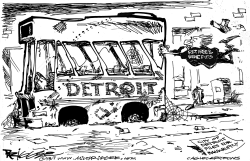 DETROIT by Milt Priggee