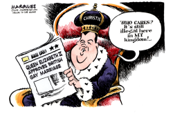 CHRISTIE AND GAY MARRIAGE  by Jimmy Margulies