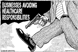 BUSINESSES ELUDING OBAMACARE by Monte Wolverton