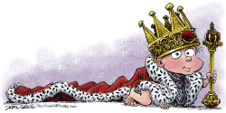 BABY FUTURE KING  by Daryl Cagle