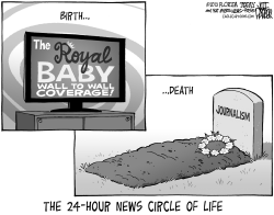ROYAL BABY MEDIA COVERAGE by Jeff Parker