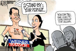 WEINER'S WIFE SUPPORTS HIM by Jeff Darcy