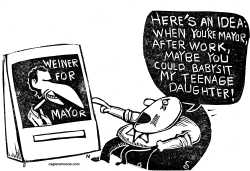WEINER FOR MAYOR by Randall Enos