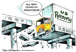 CRUMBLING INFRASTRUCTURE by Dave Granlund