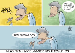 MICK JAGGER IS 70,  by Randy Bish