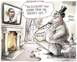 MIDDLE OUT ECONOMY  by Adam Zyglis