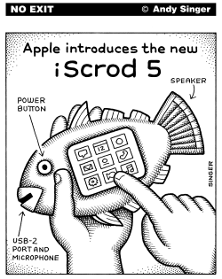 APPLE ISCROD by Andy Singer
