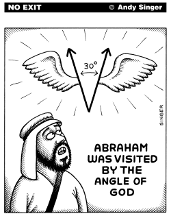 ANGLE OF GOD by Andy Singer