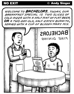 BACHELORS FINE DINING by Andy Singer