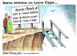 CAPE COD STORM EROSION by Dave Granlund