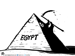 EGYPT TURMOIL  by Emad Hajjaj