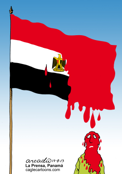 VIOLENCIA EN EGIPTO by Arcadio Esquivel