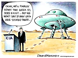 AREA 51 EXISTS by Dave Granlund