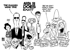 AREA 51, B/W by Randy Bish