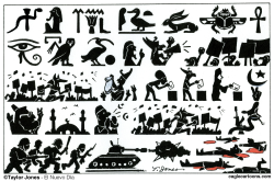 EGYPTIAN HIEROGLYPHICS -  by Taylor Jones