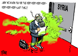 VERY LAST WARNING SYRIA by Tom Janssen