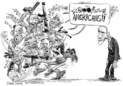 ANTI-AMERICAN ARAB SPRING AND OBAMA by Daryl Cagle