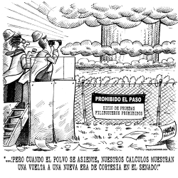 FILIBUSTEROS PROHIBIDOS EN ZONA DE PRUEBAS by R.J. Matson