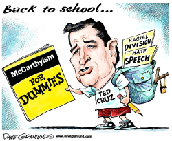 TED CRUZ AND MCCARTHYISM by Dave Granlund