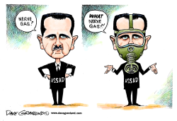 SYRIA AND NERVE GAS by Dave Granlund
