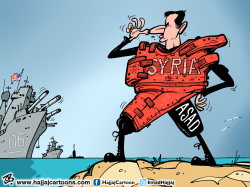 WAR IN SYRIA by Emad Hajjaj
