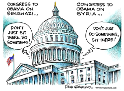 CONGRESS AND SYRIA by Dave Granlund