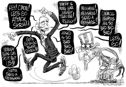 SEND MESSAGE TO SYRIA by Daryl Cagle
