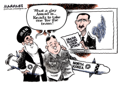 SYRIA, IRAN AND NORTH KOREA  by Jimmy Margulies
