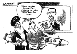 SYRIA, IRAN AND NORTH KOREA by Jimmy Margulies