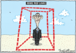 OBAMA'S RED LINES  by Bob Englehart
