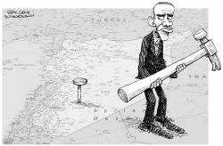 SYRIA PROBLEM LOOKS LIKE A NAIL by Daryl Cagle