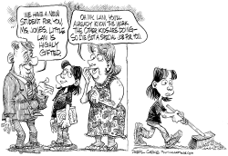 SCHOOL FOR GIFTED CHILDREN by Daryl Cagle