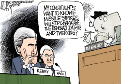 KERRY GRILLED ON SYRIA by Jeff Darcy