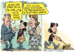 SCHOOL FOR GIFTED CHILDREN  by Daryl Cagle