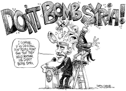 DON'T BOMB SYRIA by Daryl Cagle
