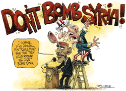 DON'T BOMB SYRIA  by Daryl Cagle