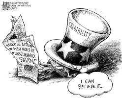 US Credibility by Adam Zyglis