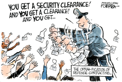 SECURITY CLEARANCE by Jeff Koterba