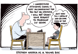 A YOUNG STEPHEN HARPER by Ingrid Rice