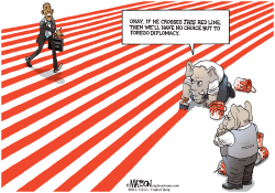 REPUBLICANS DRAW RED LINES- by R.J. Matson