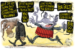 GOVERNMENT GO BOOM  by Daryl Cagle