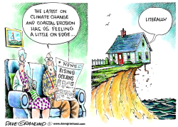 CLIMATE CHANGE AND EROSION by Dave Granlund