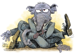 GOP TIED UP IN A KNOT  REPOST by Daryl Cagle