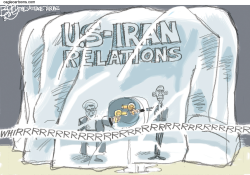 IRANIAN THAW  by Pat Bagley