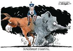 GOVERNMENT STANDSTILL by Jeff Koterba