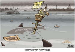 TEA PARTY SHUTDOWN- by R.J. Matson