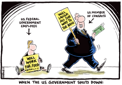 US GOVERNMENT SHUTS DOWN by Ingrid Rice