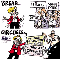 BREAD AND CIRCUS by Steve Nease